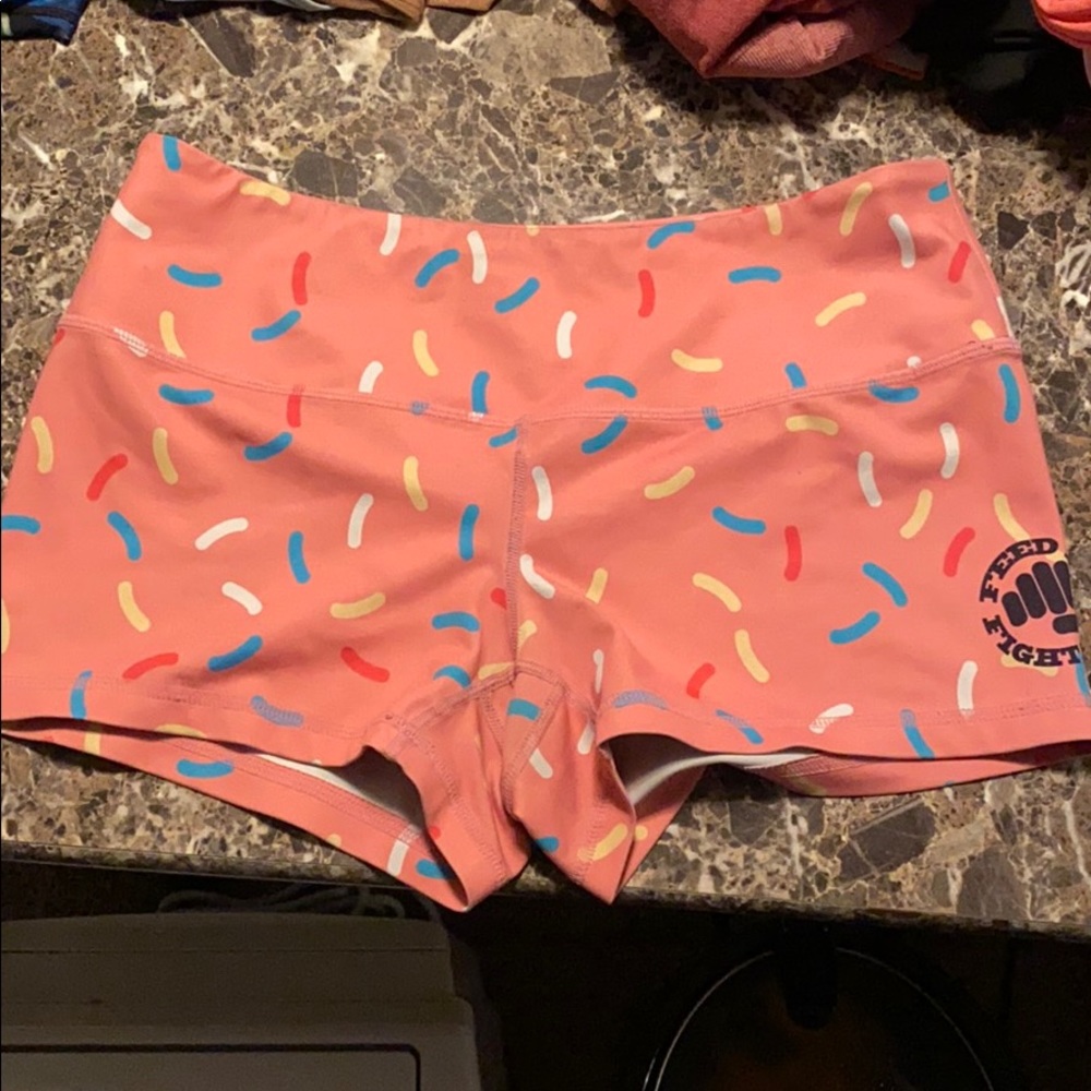 Feed Me Fight Me FMFM Confetti Shorts